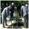 Summit of the V4 countries presidents The V4 countries presidents jointly planting a tree in the court of the Keszthely Castle, the Republic of Hungary 21 September 2007 [new window]